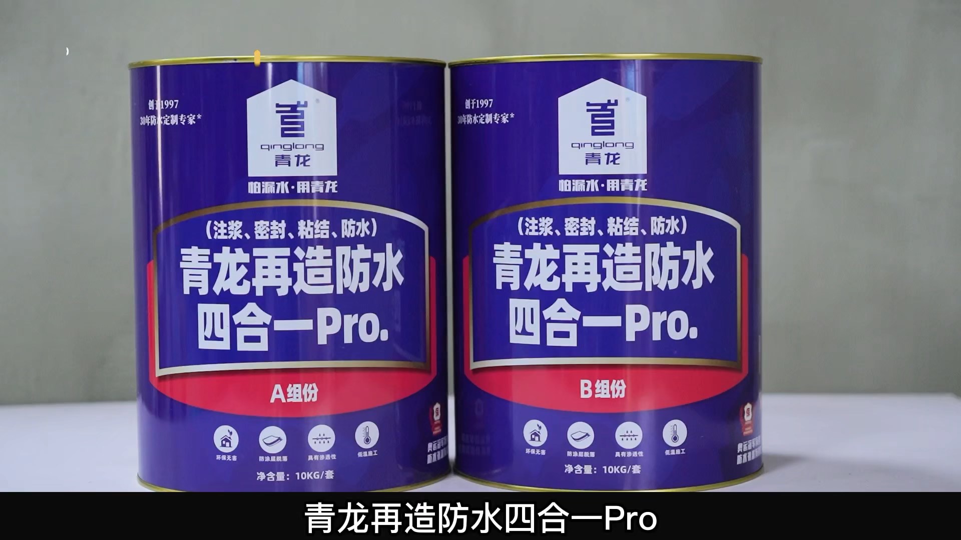 青龍再造防水四合一 Pro.(注漿、密封、粘結(jié) 、防水)